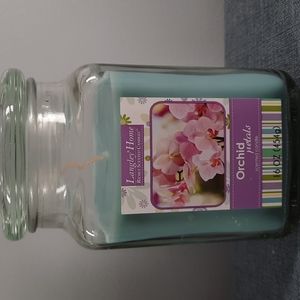 Jar Candle 16oz Single Wick Orchid Petals Fresh Floral Fragrance Scented Scent